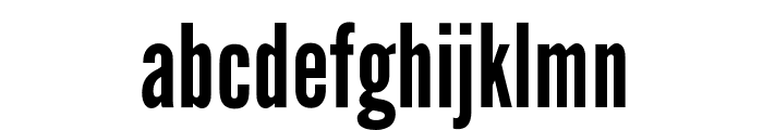 LeagueGothic-Regular Font LOWERCASE