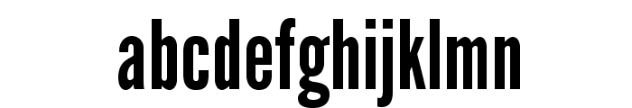 LeagueGothic Font LOWERCASE