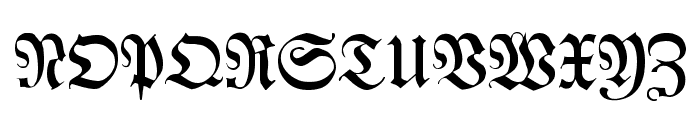 Leibniz-Fraktur Font UPPERCASE