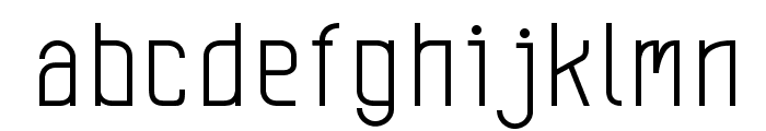 Leicht bold Font LOWERCASE