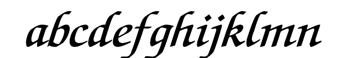 Lekhana Bold Italic Font LOWERCASE