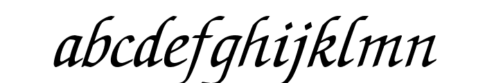 Lekhana Italic Font LOWERCASE
