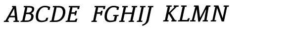 Lenga Bold Italic Font UPPERCASE