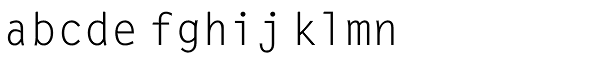 Letter Gothic Std Regular Font LOWERCASE