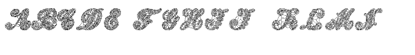 Letters And Lace Font UPPERCASE