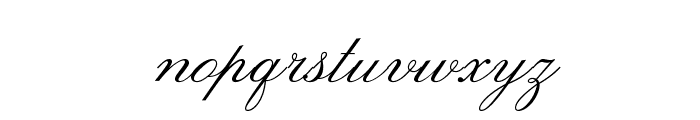 LeviScriptOpti Font LOWERCASE
