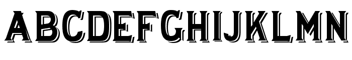 LewishamShadowed Font LOWERCASE