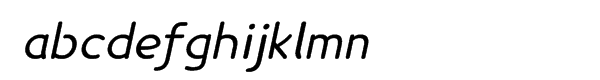 Lexia Readable Italic Font LOWERCASE