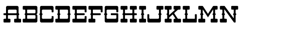 LHF Branding Iron Spurs Font UPPERCASE