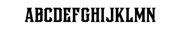 LHF Fire House Font LOWERCASE