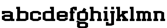 LHF Full Block Font LOWERCASE