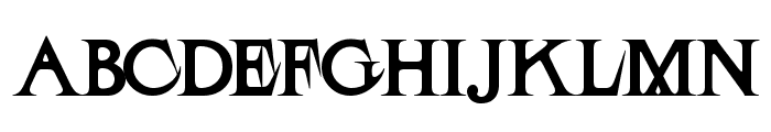LHF Ohnimus Spiked | HEN Font UPPERCASE