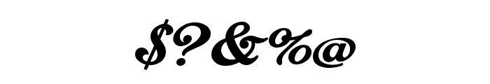 LHF Royal Script Extended Font OTHER CHARS