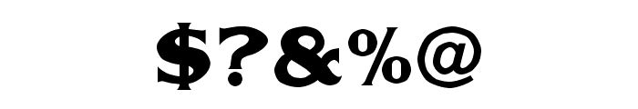LHF Thick and Thin BETA SERIF Font OTHER CHARS