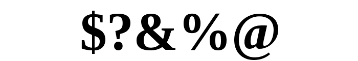 Liberation Serif Bold Font OTHER CHARS
