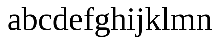 Liberation Serif Regular Font LOWERCASE