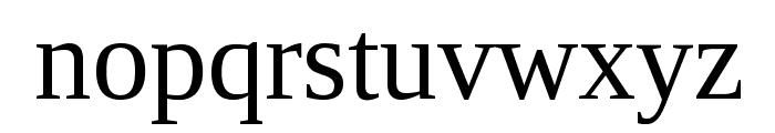 Liberation Serif Regular Font LOWERCASE