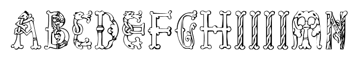 Library-of-Minerva--9th-c- Font LOWERCASE