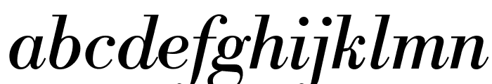 Libre Bodoni Italic Font LOWERCASE