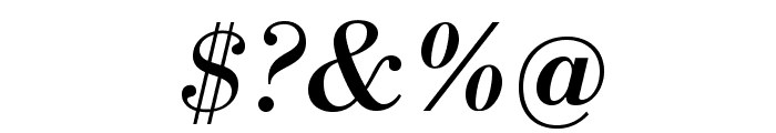 LibreBodoni-Italic Font OTHER CHARS
