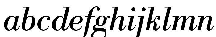 LibreBodoni-Italic Font LOWERCASE