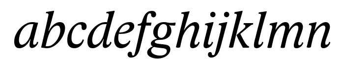 Lido STF CE Italic Font LOWERCASE