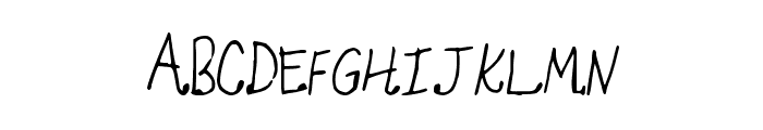 LightCurls Font UPPERCASE