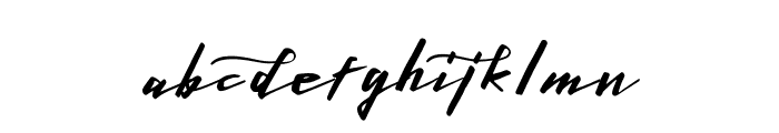 LighteningFreeFont Font LOWERCASE