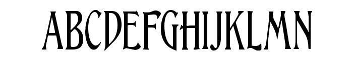 Lightfoot Narrow Extra-condensed Regular Font LOWERCASE