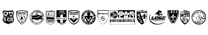 Ligue 1 Font LOWERCASE