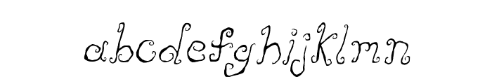 Like Cockatoos Italic Font LOWERCASE