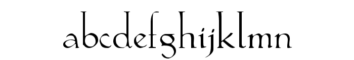 Lilith Regular Font LOWERCASE