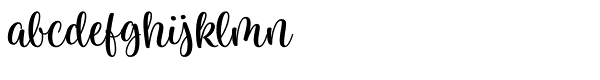 Limon Script Bold Font LOWERCASE