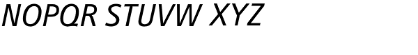 Lina-33 Medium Italic Font UPPERCASE