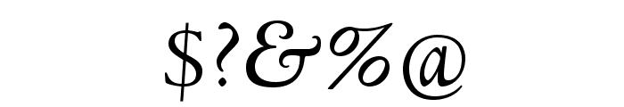 Linden Hill Italic Font OTHER CHARS