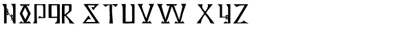 Lindisfarne Font LOWERCASE