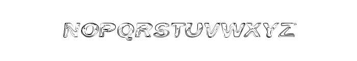 Line Etch Font LOWERCASE