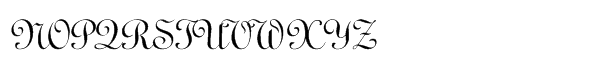 Linoscript® Std Font UPPERCASE