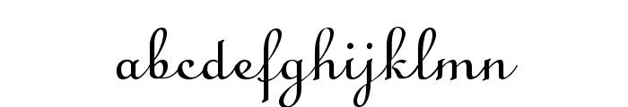 Linoscript Font LOWERCASE