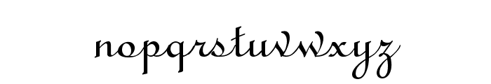 Linoscript Font LOWERCASE