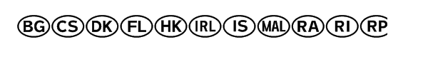 Linotype EEC Pi Regular Font LOWERCASE