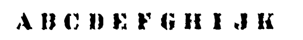 Linotype Sjablony™ Regular Font UPPERCASE