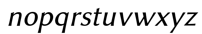 Linux Biolinum O Slanted Font LOWERCASE