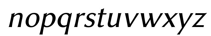 Linux Biolinum Slanted Font LOWERCASE