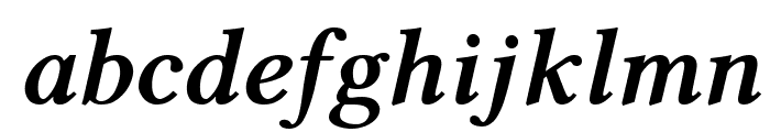 Linux Libertine Bold Italic Font LOWERCASE