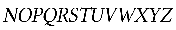 Linux Libertine Italic Font UPPERCASE