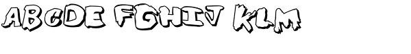 Lirrot Hueca Font UPPERCASE