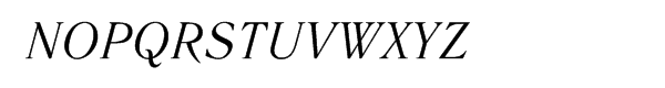 Literaturnaya Multilingual Italic Font UPPERCASE