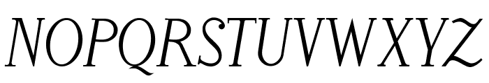 LitosScript-Italic Font UPPERCASE