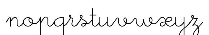 Little Days Font LOWERCASE
